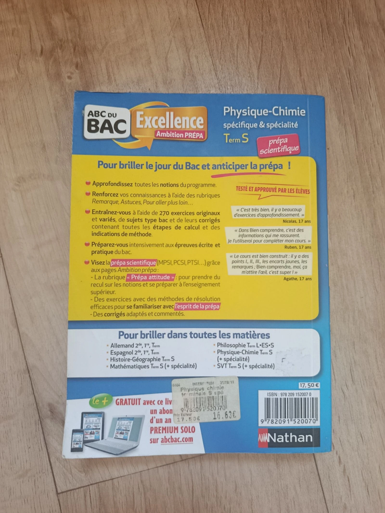 Livro de resumos do bac de Física e Química TerS – photo 3